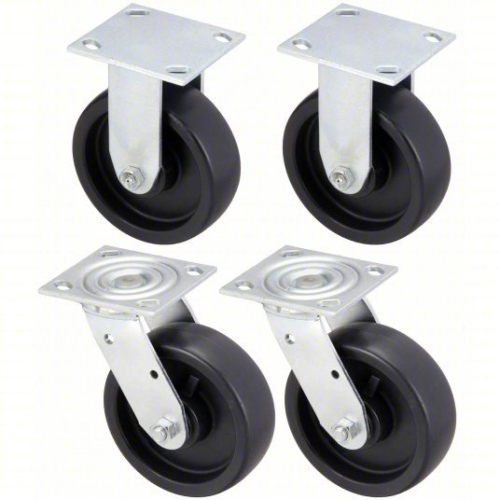 (1) SET OF (4) PLATE CASTERS