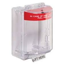 (1) MINI STOPPER FIRE ALARM, WITH HORN AND SPACER