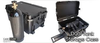 (1) SCUBA TANK HARD CASE / GEAR HOLDER