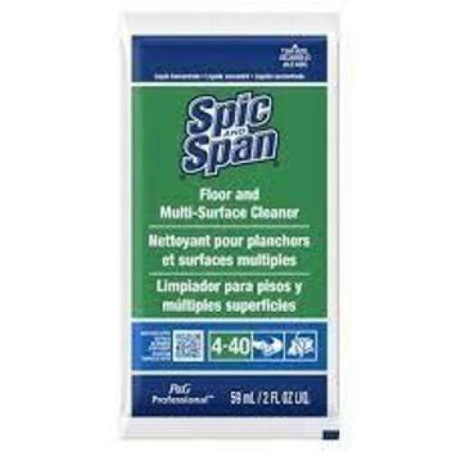 DESCRIPTION: (8) FLOOR CLEANER PACKET CONCENTRATE BRAND/MODEL: SPIC AND SPAN #2NDT3 INFORMATION: GREEN SIZE: 3 OZ QTY: 8