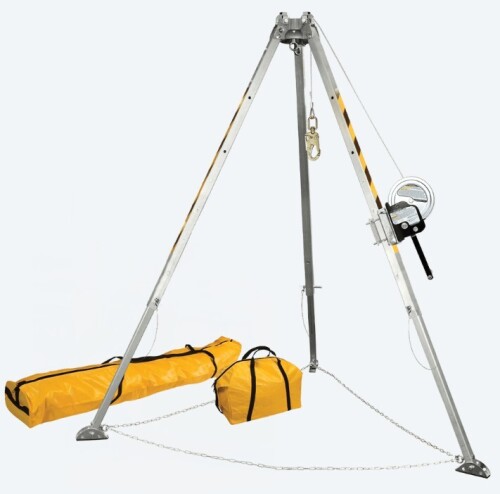 (1) CONFINED SPACE TRIPOD SYSTEM