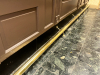 12' X 5' SECTION OF 2" METAL BAR RAIL IN POLISHED BRASS FINISH. - 4