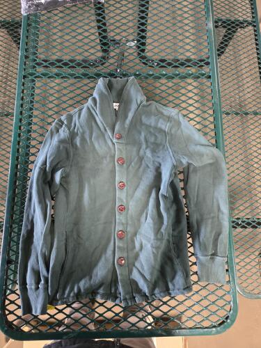 (4) DK. GREEN SHEFFEILD SWEATER