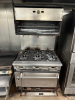 JADE RANGE SIX BURNER RANGE W/ LOWER OVEN AND SALAMANDER. - 4