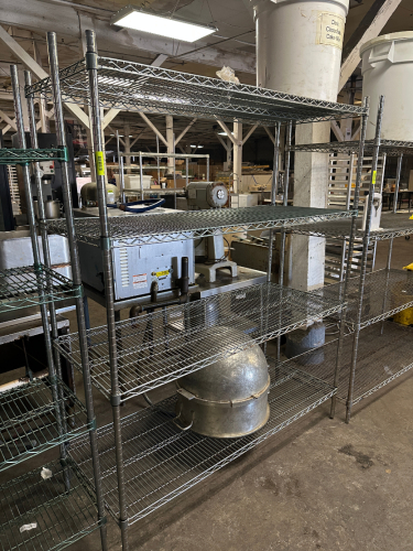 60" X 20" FOUR TIER WIRE SHELF