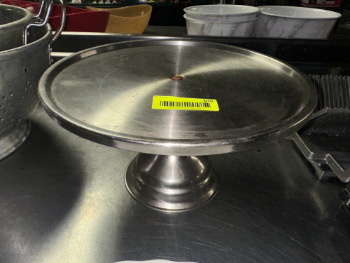 STAINLESS CAKE STAND
