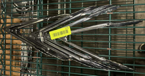 (5) STAINLESS TONGS