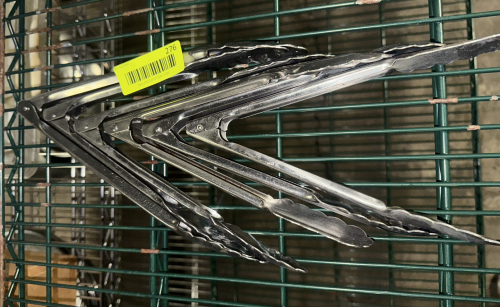 (5) STAINLESS TONGS