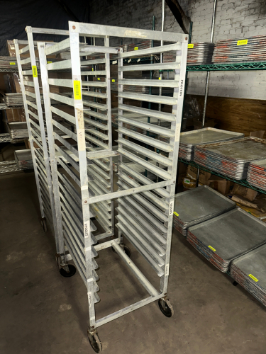 TWENTY PAN TRAY RACK.