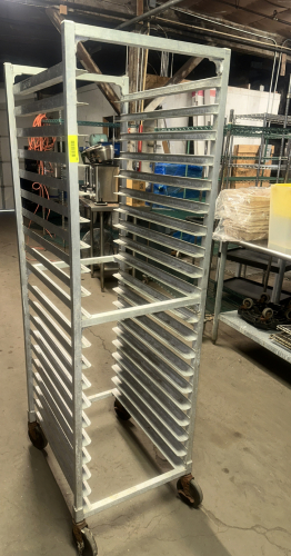 TWENTY PAN TRAY RACK.