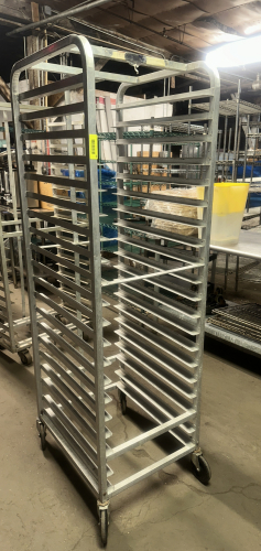 TWENTY PAN TRAY RACK.