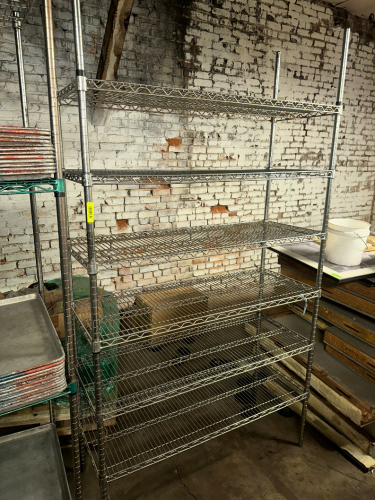 48" X 18" SIX TIER WIRE SHELF