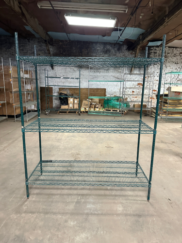 60" X 20" THREE TIER WIRE SHELF