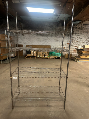 48" X 24" FOUR TIER WIRE SHELF