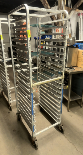 TWENTY PAN TRAY RACK.
