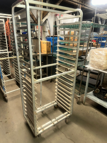 TWENTY PAN TRAY RACK.