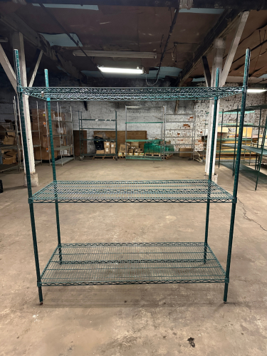 60" X 20" THREE TIER WIRE SHELF