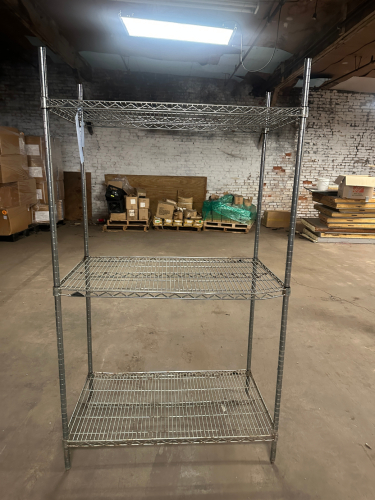 48" X 24" THREE TIER WIRE SHELF