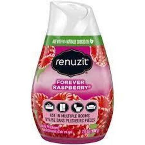 DESCRIPTION: (6) AIR FRESHNERS BRAND/MODEL: RENUZIT INFORMATION: FOREVER RASPBERRY RETAIL$: $2.00 EA SIZE: 1 OZ CONE QTY: 6