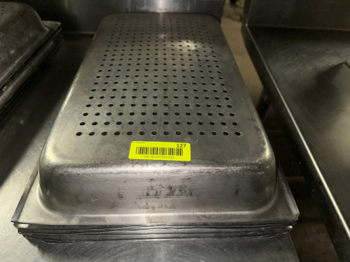 (4) FULL SIZE SLOTTED STAINLESS INSERTS.