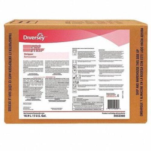 DESCRIPTION: (1) BUTYL FREE FLOOR STRIPPER BRAND/MODEL: DIVERSEY #10C423 RETAIL$: $146.80 SIZE: 5 GALLON QTY: 1
