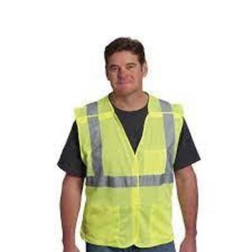 DESCRIPTION: (6) HIGH VIS VEST BRAND/MODEL: PIP INFORMATION: GREEN RETAIL$: $10.00 EA SIZE: XXXL QTY: 6
