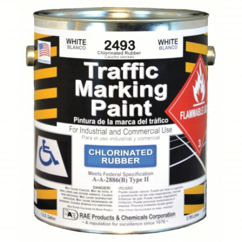 (1) WHITE TRAFFIC MARKING PAINT