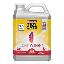 (2) TUBS OF TIDY CAT LITTER, MULTI-CAT CLUMPING