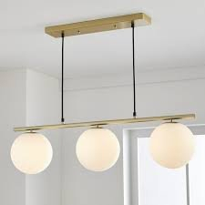 (1) 3 GLOBE ISLAND PENDANT