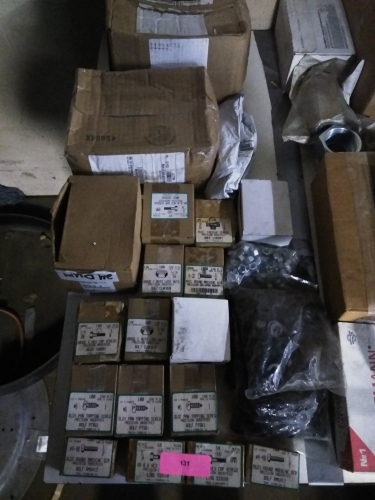 (1) TABLE OF MISC NUTS AND BOLTS