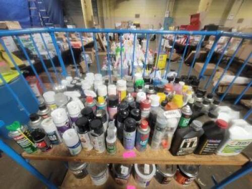 (1) SHELF OF MISC CHEMICALS