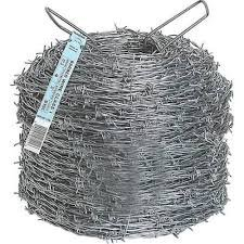 (1) BOX OF BARBED WIRE