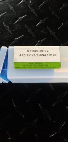 DESCRIPTION: (1) SOLID CARBIDE AX3 REDUCED NECK 3 FLUTE END MILL INFORMATION: SC TOOL ST1697-30172 RETAIL$: $ SIZE: 1" QTY: 1