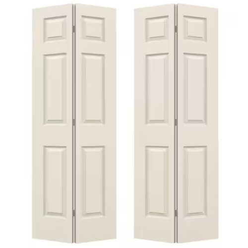 JELD WEN 36" X 80" 2 FOLD BIFOLD DOORS