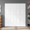 JELD WEN COLONIST 6-PANEL TEXTURED BIFOLD CLOSET DOOR