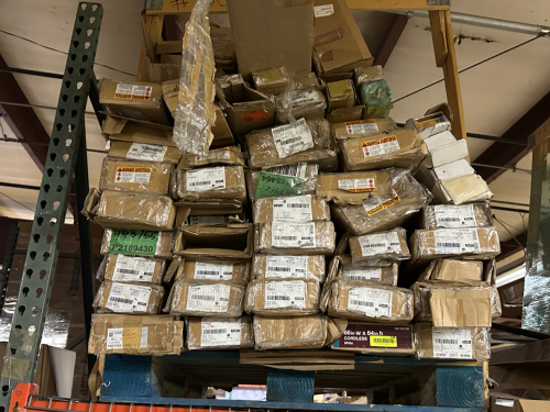 (1) PALLET OF ASSORTED HOME DEPOT BLINDS.