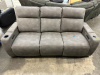 MACY'S GRETMEL FABRIC POWER RECLINING SOFA W/ WIRELESS CHARGER. - 3