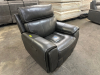 MACYS HUTCHENSON LEATHER POWER RECLINER. - 4
