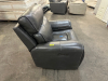 MACYS HUTCHENSON LEATHER POWER RECLINER. - 5
