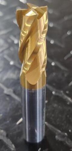 DESCRIPTION: (6) 4 FLUTE SOLID CARBIDE SQ. END MILL INFORMATION: HERTEL 88250287 RETAIL$: $ 49.23 EA SIZE: 1/2" DIA 1" LOC QTY: 6