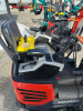 CFG INDUSTRIAL MX15RX MINI EXCAVATOR &ndash; 13.5 HP GAS RATO R420D ENGINE, HYDROSTATIC DRIVE, RUBBER TRACKS, DUAL PILOT CONTROLS, AUXILIARY HYDRAULICS, MANUAL THUMB & 42? BLADE FOR DIGGING/GRADING. OPERATING WEIGHT APPROX 2,070 LB, MAX DIG DEPTH ~5.8 FT, MAX D - 9