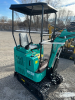 CFG INDUSTRIAL H15R MINI EXCAVATOR &ndash; GAS-POWERED 13.5&ndash;15 HP RATO ENGINE, HYDROSTATIC DRIVE, 7? RUBBER TRACKS, 15? DIGGING BUCKET, BACKFILL BLADE AND AUXILIARY HYDRAULICS WITH PILOT CONTROLS. APPROX ~2,200&ndash;2,400 LB OPERATING WEIGHT, MAX DIG DEPTH ~5?5? (65 - 6