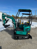 CFG INDUSTRIAL QK16R MINI EXCAVATOR &ndash; GAS ENGINE APPROX 16 HP, HYDROSTATIC DRIVE, RUBBER TRACKS, BACKFILL BLADE, AUXILIARY HYDRAULICS, STANDARD DIGGING BUCKET. APPROX 1,500&ndash;1,600 LB OPERATING WEIGHT WITH COMPACT SUB-1-TON FOOTPRINT FOR TRENCHING, LANDSCAP - 2