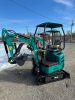 CFG INDUSTRIAL QK16R MINI EXCAVATOR &ndash; GAS ENGINE APPROX 16 HP, HYDROSTATIC DRIVE, RUBBER TRACKS, BACKFILL BLADE, AUXILIARY HYDRAULICS, STANDARD DIGGING BUCKET. APPROX 1,500&ndash;1,600 LB OPERATING WEIGHT WITH COMPACT SUB-1-TON FOOTPRINT FOR TRENCHING, LANDSCAP - 2
