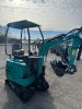 CFG INDUSTRIAL QK16R MINI EXCAVATOR &ndash; GAS ENGINE APPROX 16 HP, HYDROSTATIC DRIVE, RUBBER TRACKS, BACKFILL BLADE, AUXILIARY HYDRAULICS, STANDARD DIGGING BUCKET. APPROX 1,500&ndash;1,600 LB OPERATING WEIGHT WITH COMPACT SUB-1-TON FOOTPRINT FOR TRENCHING, LANDSCAP - 6