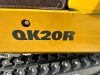 CFG INDUSTRIAL QK20R MINI EXCAVATOR &ndash; 23 HP GAS ENGINE, HYDROSTATIC DRIVE, RUBBER TRACKS, BACKFILL BLADE, AUXILIARY HYDRAULICS, SIDE-SWING BOOM, STANDARD DIGGING BUCKET. APPROX 2,160 LB OPERATING WEIGHT WITH COMPACT 1-TON CLASS FOOTPRINT FOR TRENCHING, LA - 8