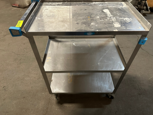 LAKSIDE THREE TIER STAINLESS CART