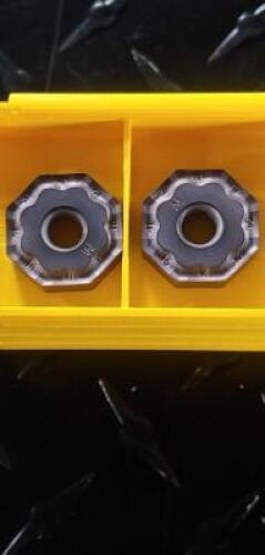 DESCRIPTION: (20) SOLID CARBIDE OCTAGONAL MILLING INSERTS BRAND/MODEL: ONGX0806ANENLE INFORMATION: KENNAMETAL 6019340 RETAIL$: $ 20.62 PER INSERT QTY: