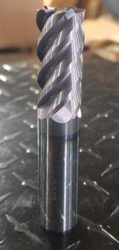 DESCRIPTION: (2) SOLID CARBIDE CORNER/CHAMFER RADIUS END MILLS INFORMATION: SUPERMILL SM5F750A-030 RETAIL$: $ 179.02 EACH SIZE: 3/4"x1-5/8"X4" QTY: 2