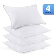 (4) SUPER SOFT BED PILLOWS